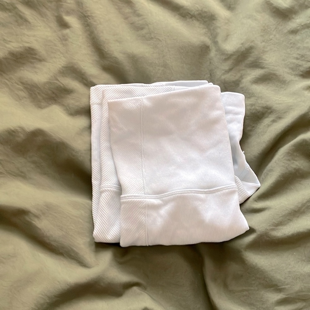 Light blue biker shorts